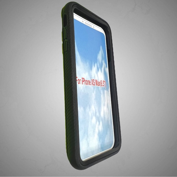 iPhone XS Max Black Floral Case - Picture 7 of 16